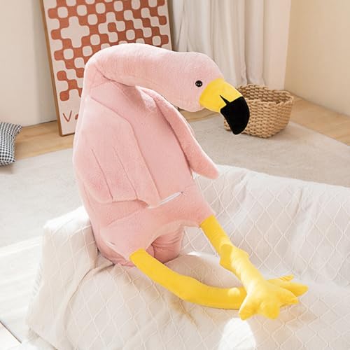 champracer Rosa Flamingo Plüschtiere Stofftier Flamingo Kuscheltier Flamingo Spielzeug Süßer Plüschflamingo zum Spielen, Geschenk & Kuscheln Geschenke für Kinder (160cm,Rosa) von champracer