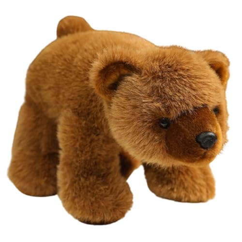 champracer Schwarzbär Kuscheltier,Teddybär Plüschtier Kuscheltiere 20cm,Stofftier Plüsch,Teddy Bär Klein Braunbär Süße Stofftier Spielzeug,Niedliches Plüschtier zum Kuscheln und Spielen (20cm,Braun) von champracer