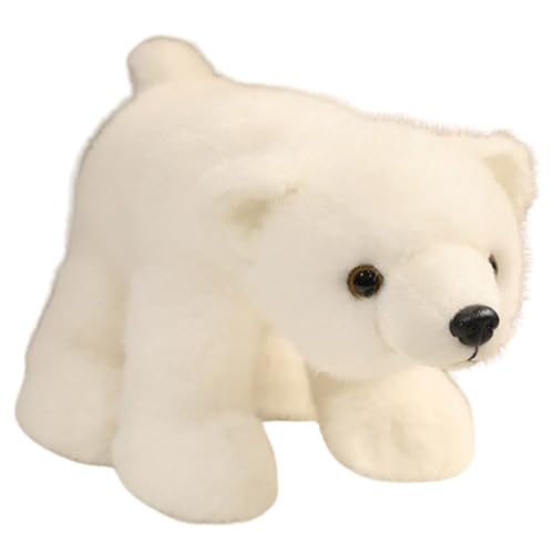 champracer Schwarzbär Kuscheltier,Teddybär Plüschtier Kuscheltiere 20cm,Stofftier Plüsch,Teddy Bär Klein Braunbär Süße Stofftier Spielzeug,Niedliches Plüschtier zum Kuscheln und Spielen (20cm,weiß) von champracer