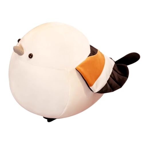 champracer Spatz Plüschtier, Realistischer Vogel Stofftier, Kawaii Kuscheltier Spatz, Pelzige Vogel Plüschpuppe, Spielzeug für Wilde Tiere, Geschenk für Freunde und Kinder (50 cm) von champracer