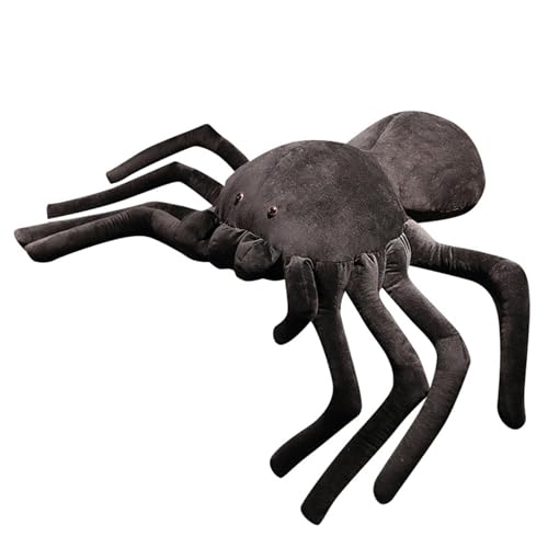 champracer Spinne Stofftier Lebensechte Spinne Plüschtier Kuscheltiere Simulation Spinne Für Kinder Geburtstage Und Besondere Halloween Anlässe (40x25 cm) von champracer