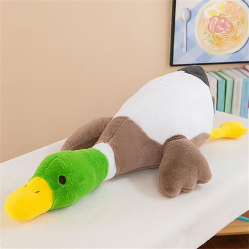 champracer Stofftier Ente, Mallard Entenplüsch, Plüschtier Ente Plüschente Kuscheltier, Plüschtier Grün Ente Simuliertes, Riesige Gans Plüschtiere, Geschenk für Freunde Und Kinder (70 cm) von champracer