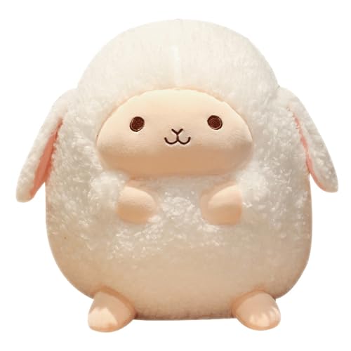 champracer Stofftier im realistischen Design, riesen Schaf Kuscheltier,Schaf Plüschtier Süße Kuscheltier Schaf, kuschelig weich,Sheep Weihnachten Geburtstag Geschenk Jungen (40 cm,Weiß) von champracer