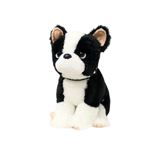 champracer Süßes Plüschtier,Kuscheltier Hund, Realistisc Hund lebensecht, Kuscheltier Hund Plüschtier zum Kuscheln & Spielen Kawaii Deko Plushie Puppen (23cm,Bulldogge) von champracer
