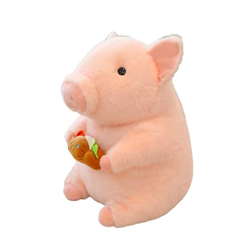 champracer Süßes Schwein Plüsch Plüschtier,Cartoon Niedliche Schwein Plüschkissen Kissenpuppe Gefüllte,Cartoon Kinder Begleiten Kuscheltier Stofftiere,Spielzeug Weiches Spielzeug (45 cm,Rosa) von champracer