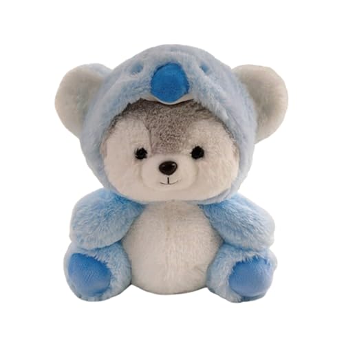 champracer Süßes Schweinchen Plüschtier,Husky Stofftier Weiche und kuschelige Husky Puppe,Schlafendes Umarmungskissen Schweinchen Plüschpuppen Molliges Spielzeug Geburtstagsgeschenk (20cm,Koala) von champracer