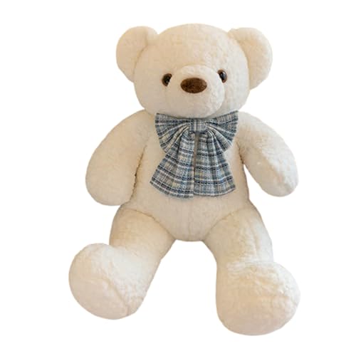 champracer Teddybär Plüschtier süßes Spielzeug 40 cm, süßes Spielzeug, Plüschtier Teddybär weicher Plüsch tolles Geschenk kreatives PlüschtierSpielzeug Stofftier Plüschtier (80 cm,weiß) von champracer