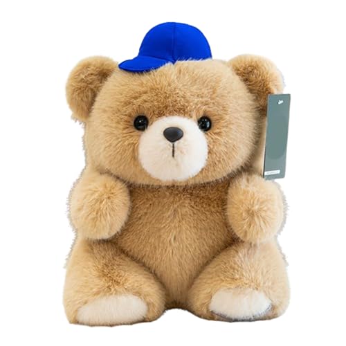 champracer Teddybär Stofftier Weiche niedliche waschbare Plüschtier Süße Bär Plüsch,Teddybär Groß Riesen Teddy Bär,für Jungen Mädchen Kinder (22cm,Hellbraun) von champracer
