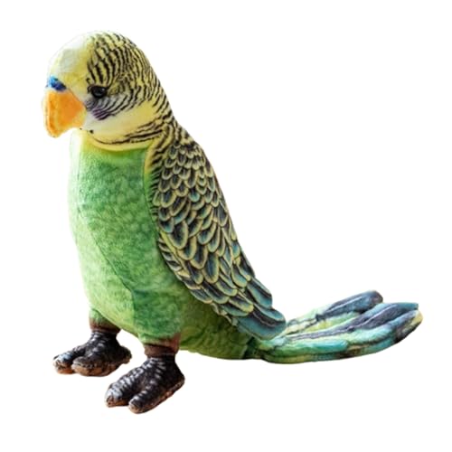 champracer Vogel Papagei Plüschtier,Weicher und Bequemer Plüsch Papagei,23cm Niedliche Plüsch Ara Papagei Stofftier Kuscheltier Plüschtier,für Kinder Erwachsene (grün) von champracer