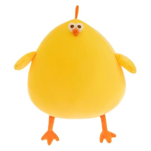 champracer lustiges Fettes Huhn Plüsch Kissen,super weiche Simulation Mutter Henne Puppe,Superweiches Kuschelkissen Geschenk for Jungen Und Mädchen Heimdekoration (85cm) von champracer