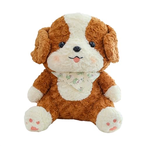 champracer weich Berner Sennenhund Kuscheltier XXL, Plüschtier Border Collie,Niedliche Plüsch Welpen Spielzeug Hund Geburtstagsgeschenk,für Zuhause Auto Dekoration (80cm,Braun) von champracer