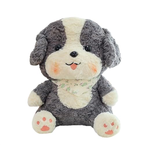 champracer weich Berner Sennenhund Kuscheltier XXL, Plüschtier Border Collie,Niedliche Plüsch Welpen Spielzeug Hund Geburtstagsgeschenk,für Zuhause Auto Dekoration (80cm,Grau) von champracer