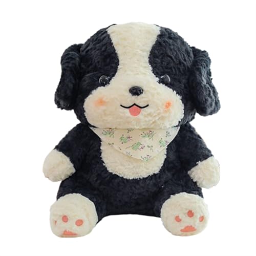 champracer weich Berner Sennenhund Kuscheltier XXL, Plüschtier Border Collie,Niedliche Plüsch Welpen Spielzeug Hund Geburtstagsgeschenk,für Zuhause Auto Dekoration (80cm,Schwarz) von champracer