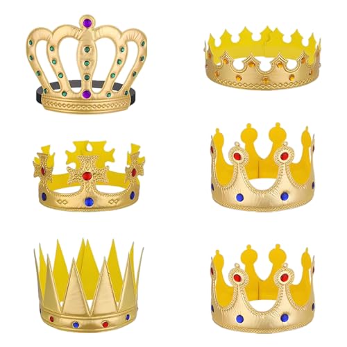 chenyu Krone König 6 Stück Geburtstagskrone Krone Mädchen Geburtstagskrone Junge Erwachsene Couronne roi Partykostüme zum Thema Geburtstag Kronen Erwachsene Requisiten für Hochzeitsfotos chenyu Krone König 6 Stück Geburtstagskrone Krone Mädchen Geburtstagskrone Junge Erwachsene Couronne roi Partykostüme zum Thema Geburtstag Kronen Erwachsene Requisiten für Hochzeitsfotos von chenyu