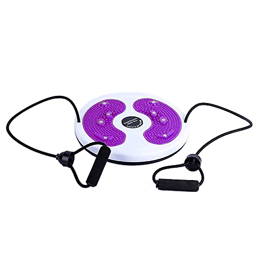 chi-enterprise Twister mit Gummibändern und Magnetpunkten, Drehteller, Rotationsscheibe, Balance Board, Disc Board, Aerobic Fitnessscheibe, Twister Platte 28 cm, weiß-lila chi-enterprise Twister mit Gummibändern und Magnetpunkten, Drehteller, Rotationsscheibe, Balance Board, Disc Board, Aerobic Fitnessscheibe, Twister Platte 28 cm, weiß-lila von chi-enterprise
