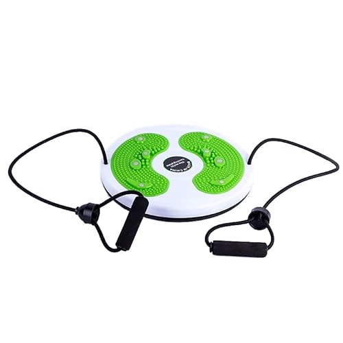 chi-enterprise Twister mit Gummibändern und Magnetpunkten, Drehteller, Rotationsscheibe, Balance Board, Disc Board, Aerobic Fitnessscheibe, Twister Platte 28 cm, weiß-grün chi-enterprise Twister mit Gummibändern und Magnetpunkten, Drehteller, Rotationsscheibe, Balance Board, Disc Board, Aerobic Fitnessscheibe, Twister Platte 28 cm, weiß-grün von chi-enterprise