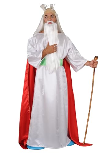 chiber - Erwachsener Druide Zauberer Kostüm mit Umhang - Einheitsgröße (M/L/XL) von chiber