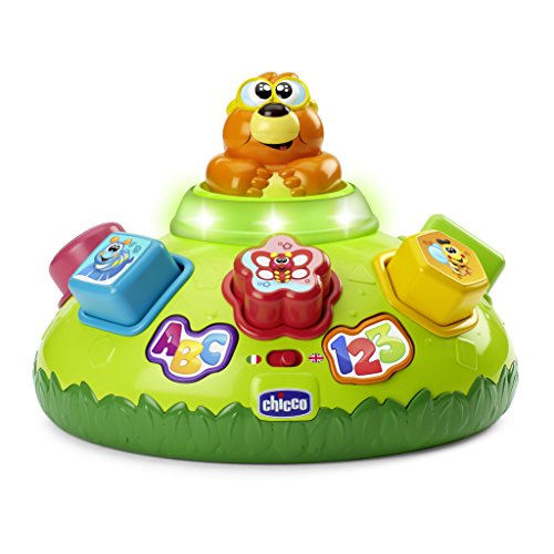chicco 7710000030 Sam der Maulwurf Interaktives Pop Up Bi-sprachiges Formsortierer Spielzeug chicco 7710000030 Sam der Maulwurf Interaktives Pop Up Bi-sprachiges Formsortierer Spielzeug von chicco