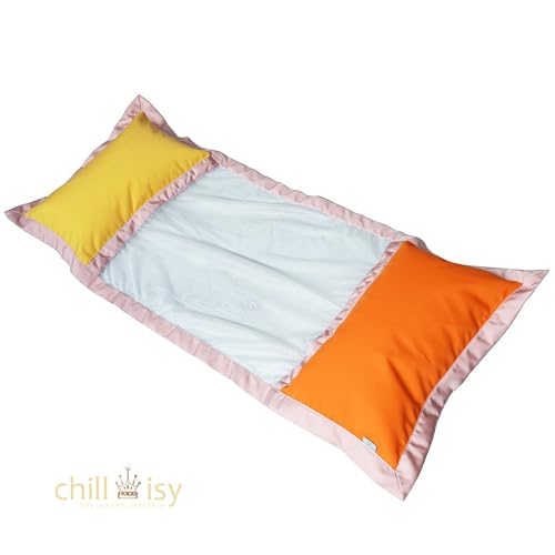 chillisy® Luxus Wasserhängematte Mallorca – mit Netz – schwebendes Relaxgefühl – 5 Jahre Farb-Garantie – Chlor- & Salzwasser resistent von chillisy