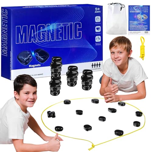 chimoo Magnetisches Schachspiel, 20 Stück Kluster Magnetspiel Puzzle Magnetic Schachspiel Tragbares Schach Magnetisch Magnetisches Spiel für Kinder & Erwachsene Partyzubehör für Familientreffen von chimoo