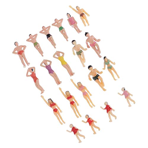 chiwanji 20Pcs Menschen Figuren Miniaturen für Modellbau 1:50 von chiwanji