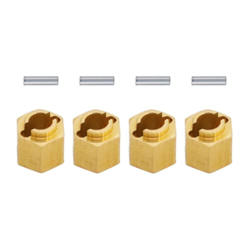 chiwanji 4Pcs RC Hex Radnaben Messing Räder RC Nabe Adapter für Maßstab 1/18, 6MM chiwanji 4Pcs RC Hex Radnaben Messing Räder RC Nabe Adapter für Maßstab 1/18, 6MM von chiwanji