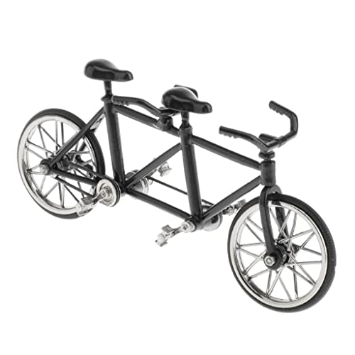 chiwanji Alu Maßstab 1:16 Tandem Fahrrad Modell Nachbildung Spielzeug Sammlerstücke, Freunde, Kollegen Und Klassenkameraden, Schwarz chiwanji Alu Maßstab 1:16 Tandem Fahrrad Modell Nachbildung Spielzeug Sammlerstücke, Freunde, Kollegen Und Klassenkameraden, Schwarz von chiwanji