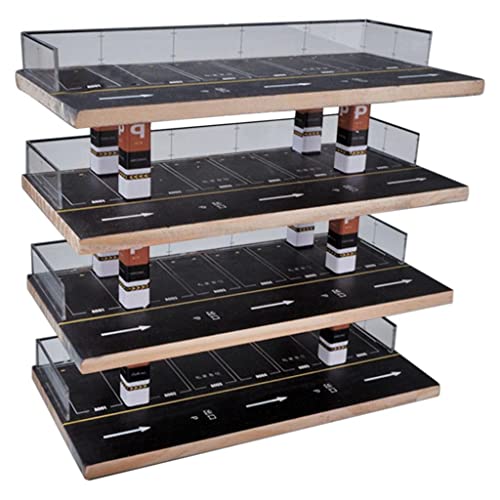 chiwanji Holz Parkhaus Modellauto Vitrine 1/64 Parkplatz Modell Auto Garage Acryl Vitrine Desktop Geschenke für Kinder Erwachsene 33x16x32cm chiwanji Holz Parkhaus Modellauto Vitrine 1/64 Parkplatz Modell Auto Garage Acryl Vitrine Desktop Geschenke für Kinder Erwachsene 33x16x32cm von chiwanji