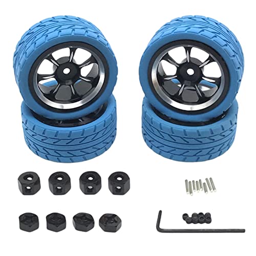 chiwanji RC Felgen und Reifen Kit für 124016 124017 124018 124019 1/12 Ersatz, Blau chiwanji RC Felgen und Reifen Kit für 124016 124017 124018 124019 1/12 Ersatz, Blau von chiwanji
