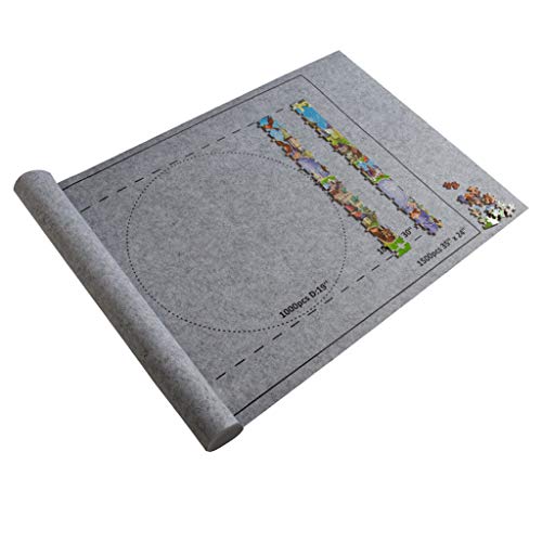 cinnamou Professionelle Puzzle Rolle Matte Puzzle Speicher Saver Filz Matte Decke mit Reise Aufbewahrungtasche bis zu 1500 Stück cinnamou Professionelle Puzzle Rolle Matte Puzzle Speicher Saver Filz Matte Decke mit Reise Aufbewahrungtasche bis zu 1500 Stück von cinnamou 01