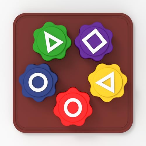 cloudseller Traditionelles Koreanisches Gonggi-Spielset - mit integriertem Würfelaufbewahrungsfach für organisiertes Wurf- und Fangspiel, Familien-Partyspiel cloudseller Traditionelles Koreanisches Gonggi-Spielset - mit integriertem Würfelaufbewahrungsfach für organisiertes Wurf- und Fangspiel, Familien-Partyspiel von cloudseller