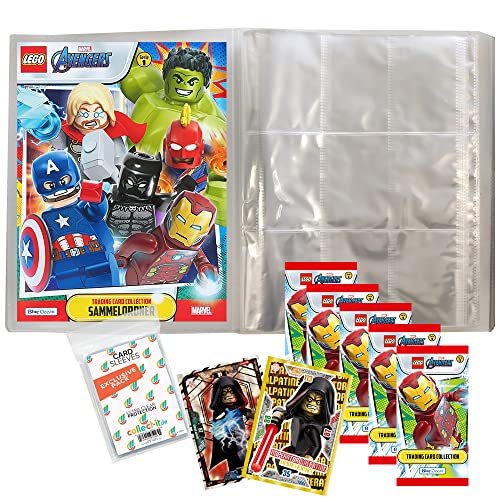 Blue Ocean Lego Avengers Serie 1 Trading Cards Bundle mit 1 Leere Sammelmappe + 5 Booster + 2 Limitierte Star Wars Karten + Exklusive Collect-it Sleeves Blue Ocean Lego Avengers Serie 1 Trading Cards Bundle mit 1 Leere Sammelmappe + 5 Booster + 2 Limitierte Star Wars Karten + Exklusive Collect-it Sleeves von collect-it.de MY HOME OF CARDS + TOYS