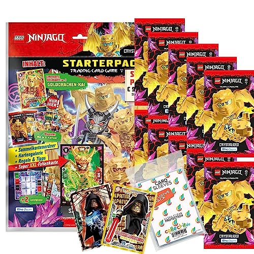 Bundle mit Blue Ocean Lego Ninjago Serie 8 Trading Cards - 1 Starter + 10 Booster + Exklusive Collect-it Hüllen Bundle mit Blue Ocean Lego Ninjago Serie 8 Trading Cards - 1 Starter + 10 Booster + Exklusive Collect-it Hüllen von collect-it.de MY HOME OF CARDS + TOYS