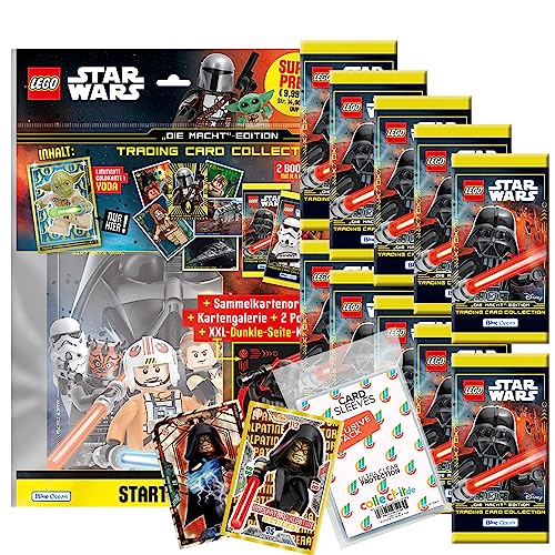 Bundle mit Blue Ocean Lego Star Wars - Serie 4 Trading Cards - 1 Starter + 10 Booster + 2 Limitierte Star Wars Karten + Exklusive Collect-it Hüllen Bundle mit Blue Ocean Lego Star Wars - Serie 4 Trading Cards - 1 Starter + 10 Booster + 2 Limitierte Star Wars Karten + Exklusive Collect-it Hüllen von collect-it.de MY HOME OF CARDS + TOYS