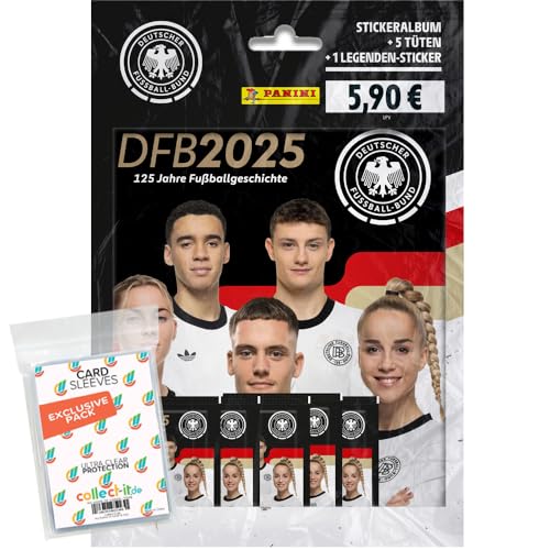 Bundle mit DFB 2025-125 Jahre Fußballgeschichte - Sammelsticker - 1 Starter + Exklusive Collect-it Hüllen Bundle mit DFB 2025-125 Jahre Fußballgeschichte - Sammelsticker - 1 Starter + Exklusive Collect-it Hüllen von collect-it.de MY HOME OF CARDS + TOYS