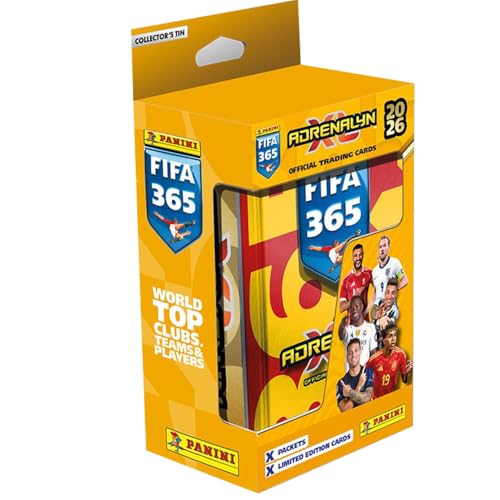 Bundle mit FIFA 365 Adrenalyn XL 2026 Trading Cards - 1 Tin Box + Exklusive Collect-it Hüllen Bundle mit FIFA 365 Adrenalyn XL 2026 Trading Cards - 1 Tin Box + Exklusive Collect-it Hüllen von collect-it.de MY HOME OF CARDS + TOYS
