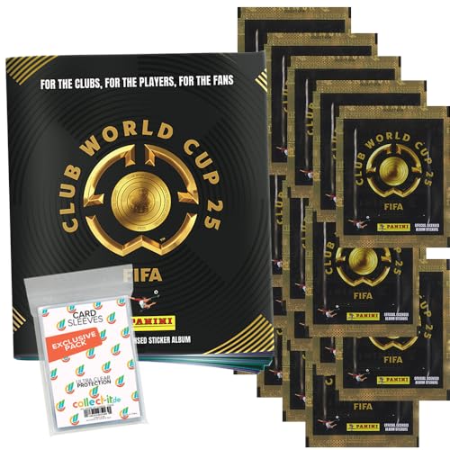 Bundle mit FIFA Club World Cup 2025 - Sammelsticker - 1 Album + 20 Tüten + Exklusive Collect-it Hüllen Bundle mit FIFA Club World Cup 2025 - Sammelsticker - 1 Album + 20 Tüten + Exklusive Collect-it Hüllen von collect-it.de MY HOME OF CARDS + TOYS
