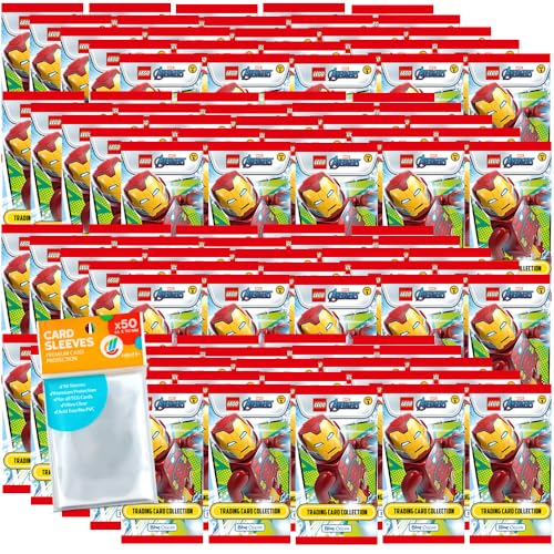 Bundle mit Lego Avengers Serie 1 Trading Cards - 100 Booster + Exklusive Collect-it Hüllen Bundle mit Lego Avengers Serie 1 Trading Cards - 100 Booster + Exklusive Collect-it Hüllen von collect-it.de MY HOME OF CARDS + TOYS