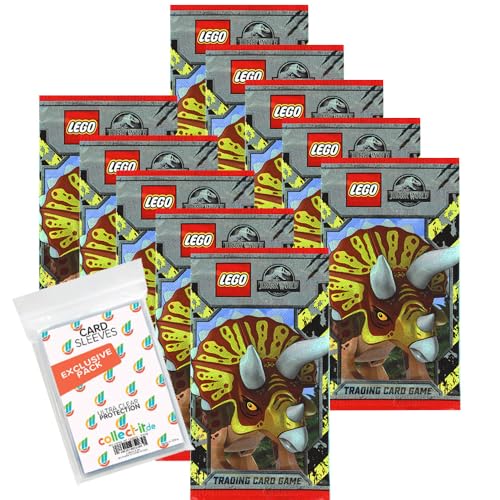 Bundle mit Lego Jurassic World Serie 1 Trading Cards - 10 Booster + Exklusive Collect-it Hüllen Bundle mit Lego Jurassic World Serie 1 Trading Cards - 10 Booster + Exklusive Collect-it Hüllen von collect-it.de MY HOME OF CARDS + TOYS