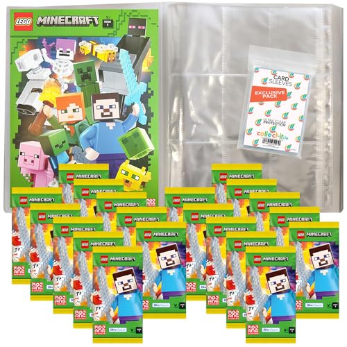 Bundle mit Lego Minecraft Serie 1 Trading Cards - 1 Leere Sammelmappe + 20 Booster + Exklusive Collect-it Hüllen Bundle mit Lego Minecraft Serie 1 Trading Cards - 1 Leere Sammelmappe + 20 Booster + Exklusive Collect-it Hüllen von collect-it.de MY HOME OF CARDS + TOYS