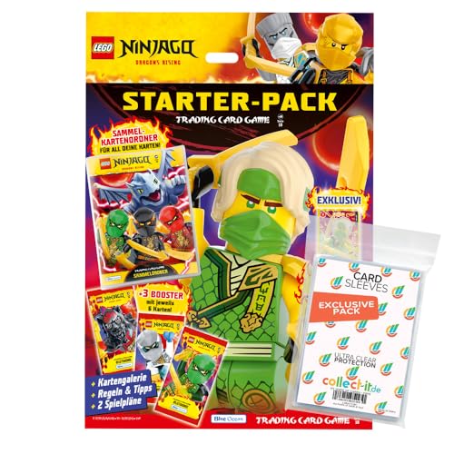 Bundle mit Lego Ninjago Serie 10 BLUTMOND (2025) Trading Cards - 1 Starter + Exklusive Collect-it Hüllen von collect-it.de MY HOME OF CARDS + TOYS