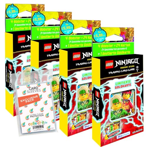 Bundle mit Lego Ninjago Serie 9 Trading Cards - Alle 4 verschiedenen Blister + Exklusive Collect-it Hüllen Bundle mit Lego Ninjago Serie 9 Trading Cards - Alle 4 verschiedenen Blister + Exklusive Collect-it Hüllen von collect-it.de MY HOME OF CARDS + TOYS