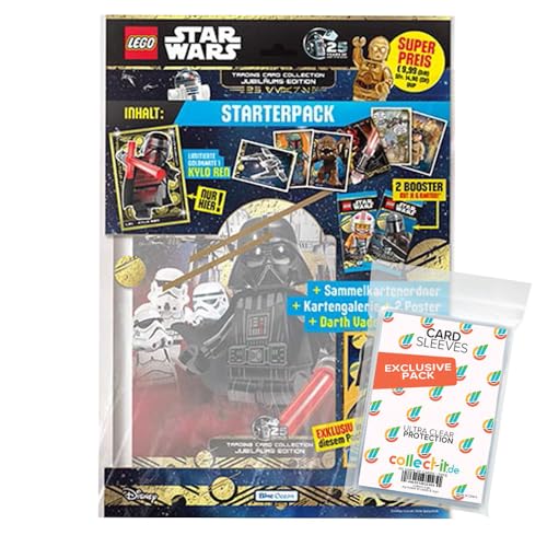 Bundle mit Lego Star Wars - Serie 5 Trading Cards - 1 Starter + Exklusive Collect-it Hüllen Bundle mit Lego Star Wars - Serie 5 Trading Cards - 1 Starter + Exklusive Collect-it Hüllen von collect-it.de MY HOME OF CARDS + TOYS