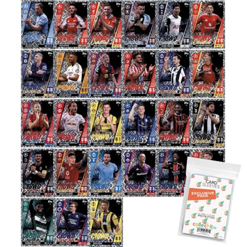 Bundle mit Match Attax Champions League 2024/25 EXTRA - Trading Cards - Alle 27 Crowd Connection Karten + Exklusive Collect-it Hüllen Bundle mit Match Attax Champions League 2024/25 EXTRA - Trading Cards - Alle 27 Crowd Connection Karten + Exklusive Collect-it Hüllen von collect-it.de MY HOME OF CARDS + TOYS