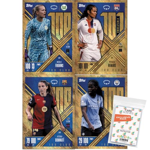 Bundle mit Match Attax Champions League 2024/25 EXTRA - Trading Cards - Alle 4-100 Club UWCL Karten + Exklusive Collect-it Hüllen Bundle mit Match Attax Champions League 2024/25 EXTRA - Trading Cards - Alle 4-100 Club UWCL Karten + Exklusive Collect-it Hüllen von collect-it.de MY HOME OF CARDS + TOYS