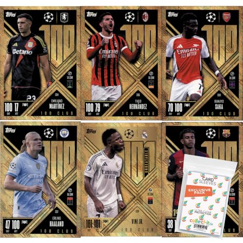 Bundle mit Match Attax Champions League 2024/25 EXTRA - Trading Cards - Alle 6-100 Club Karten + Exklusive Collect-it Hüllen Bundle mit Match Attax Champions League 2024/25 EXTRA - Trading Cards - Alle 6-100 Club Karten + Exklusive Collect-it Hüllen von collect-it.de MY HOME OF CARDS + TOYS