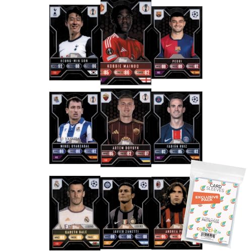 Bundle mit Match Attax Champions League 2024/25 EXTRA - Trading Cards -Alle 9 Chrome X Karten + Exklusive Collect-it Hüllen Bundle mit Match Attax Champions League 2024/25 EXTRA - Trading Cards -Alle 9 Chrome X Karten + Exklusive Collect-it Hüllen von collect-it.de MY HOME OF CARDS + TOYS