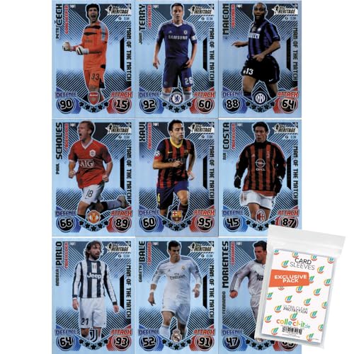 Bundle mit Match Attax Champions League 2024/25 EXTRA - Trading Cards - Alle 9 Man of The Match Heritage Legends Karten+ Exklusive Collect-it Hüllen Bundle mit Match Attax Champions League 2024/25 EXTRA - Trading Cards - Alle 9 Man of The Match Heritage Legends Karten+ Exklusive Collect-it Hüllen von collect-it.de MY HOME OF CARDS + TOYS