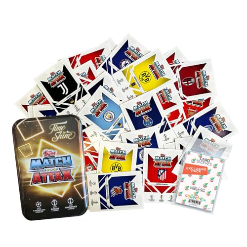 Bundle mit Match Attax Champions League 2024/25 - Trading Cards - 50 Verschiedene, zufällige Karten + 1 Leere Tin Dose + Exklusive Collect-it Hüllen Bundle mit Match Attax Champions League 2024/25 - Trading Cards - 50 Verschiedene, zufällige Karten + 1 Leere Tin Dose + Exklusive Collect-it Hüllen von collect-it.de MY HOME OF CARDS + TOYS