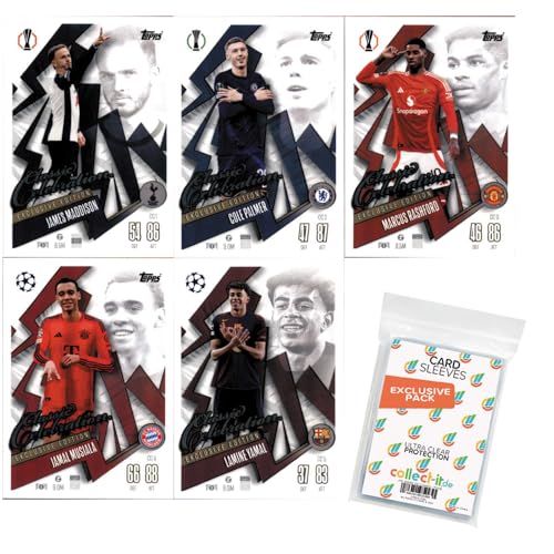 Bundle mit Match Attax Champions League 2024/25 - Trading Cards Sparangebote + Exklusive Collect-it Hüllen (Alle 5 Classic Celebration Karten) Bundle mit Match Attax Champions League 2024/25 - Trading Cards Sparangebote + Exklusive Collect-it Hüllen (Alle 5 Classic Celebration Karten) von collect-it.de MY HOME OF CARDS + TOYS